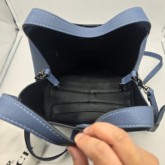 Coach Hadley Hobo 21 Stone Blue - Picture 6 of 7